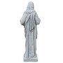 Casa Padrino Jugendstil Garten Deko Skulptur Jesus Grau H. 80 cm - Garten Figur