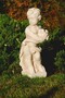 Casa Padrino Jugendstil Garten Deko Stein Skulptur Junge Beige H. 50 cm 