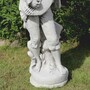Casa Padrino Jugendstil Garten Deko Stein Skulptur Mann Grau H. 185 cm