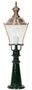 Casa Padrino Jugendstil Garten Stehleuchte Gr�n / Kupfer  22 x H. 75 cm - Gartenlaterne - Gartenleuchte - Nostalgische Garten Beleuchtung - Nostalgische Garten Leuchten 
