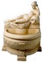 Casa Padrino Jugendstil Gartenbrunnen Beige 78 x 62 x H. 106 cm 