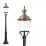 Casa Padrino Jugendstil Gartenlaterne 37 x 37 x H. 261 cm - Verschiedene Farben - Nostalgische Wetterfeste Au�enleuchte