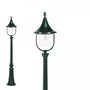 Casa Padrino Jugendstil Gartenleuchte 25 x 25 x H. 148 cm - Verschiedene Farben - Nostalgische Wetterfeste Au�enleuchte 
