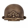Casa Padrino Jugendstil Hofleuchte 11 x 7 x H. 9 cm - Bronze - Nostalgische Wetterfeste Au�enleuchte