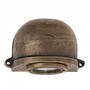 Casa Padrino Jugendstil Hofleuchte 11 x 7 x H. 9 cm - Bronze - Nostalgische Wetterfeste Au�enleuchte