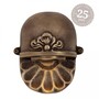 Casa Padrino Jugendstil Hofleuchte 14 x 8 x H. 17 cm - Bronze - Nostalgische Wetterfeste Au�enleuchte