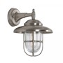 Casa Padrino Jugendstil Hofleuchte 21 x 24 x H. 28 cm - Nickel - Nostalgische Wetterfeste Au�enleuchte