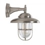 Casa Padrino Jugendstil Hofleuchte 21 x 24 x H. 28 cm - Nickel - Nostalgische Wetterfeste Au�enleuchte
