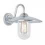 Casa Padrino Jugendstil Hofleuchte 30 x 35 x H. 31 cm - Silber - Nostalgische Wetterfeste Au�enleuchte