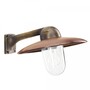 Casa Padrino Jugendstil Hofleuchte 31 x 38 x H. 24 cm - Bronze - Nostalgische Wetterfeste Au�enleuchte 