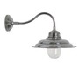 Casa Padrino Jugendstil Hofleuchte 35 x 50 x H. 35 cm - Silber - Nostalgische Wetterfeste Au�enleuchte 