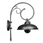 Casa Padrino Jugendstil Hofleuchte 48 x 67 x H. 94 cm - Schwarz - Nostalgische Wetterfeste Au�enleuchte 