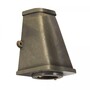 Casa Padrino Jugendstil Schiffslampe 10 x 10 x H. 14 cm - Bronze - Nostalgische Wetterfeste Au�enleuchte
