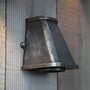 Casa Padrino Jugendstil Schiffslampe 10 x 10 x H. 14 cm - Bronze - Nostalgische Wetterfeste Au�enleuchte