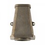Casa Padrino Jugendstil Schiffslampe 10 x 10 x H. 14 cm - Bronze - Nostalgische Wetterfeste Au�enleuchte