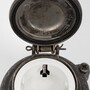 Casa Padrino Jugendstil Schiffslampe 10 x 7 x H. 10 cm - Grau - Nostalgische Wetterfeste Au�enleuchte