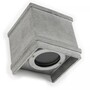 Casa Padrino Jugendstil Schiffslampe 10 x 8 x H. 9 cm - Silber - Nostalgische Wetterfeste Au�enleuchte