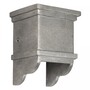 Casa Padrino Jugendstil Schiffslampe 10 x 9 x H. 13 cm - Silber - Nostalgische Wetterfeste Au�enleuchte