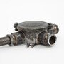 Casa Padrino Jugendstil Schiffslampe 13 x 4 x H. 11 cm - Grau - Nostalgische Wetterfeste Au�enleuchte