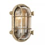 Casa Padrino Jugendstil Schiffslampe 14 x 10 x H. 21 cm - Bronze - Nostalgische Wetterfeste Au�enleuchte