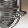 Casa Padrino Jugendstil Schiffslampe 14 x 10 x H. 21 cm - Nickel - Nostalgische Wetterfeste Au�enleuchte