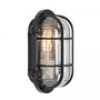 Casa Padrino Jugendstil Schiffslampe 14 x 10 x H. 21 cm - Schwarz - Nostalgische Wetterfeste Au�enleuchte