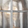 Casa Padrino Jugendstil Schiffslampe 14 x 10 x H. 21 cm - Silber - Nostalgische Wetterfeste Au�enleuchte