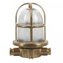 Casa Padrino Jugendstil Schiffslampe 14 x 16 x H. 21 cm - Bronze - Nostalgische Wetterfeste Au�enleuchte