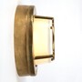 Casa Padrino Jugendstil Schiffslampe 14 x 7 cm - Bronze - Nostalgische Wetterfeste Au�enleuchte