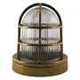 Casa Padrino Jugendstil Schiffslampe 14 x H. 18 cm - Bronze - Nostalgische Wetterfeste Au�enleuchte 