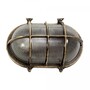 Casa Padrino Jugendstil Schiffslampe 18 x 15 x H. 28 cm - Bronze - Nostalgische Wetterfeste Au�enleuchte