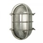 Casa Padrino Jugendstil Schiffslampe 18 x 15 x H. 28 cm - Nickel - Nostalgische Wetterfeste Au�enleuchte