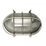 Casa Padrino Jugendstil Schiffslampe 18 x 15 x H. 28 cm - Nickel - Nostalgische Wetterfeste Au�enleuchte