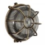 Casa Padrino Jugendstil Schiffslampe 20 x 12 x H. 20 cm - Bronze - Nostalgische Wetterfeste Au�enleuchte