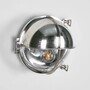 Casa Padrino Jugendstil Schiffslampe 22 x 17 x H. 22 cm - Silber - Nostalgische Wetterfeste Au�enleuchte