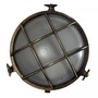 Casa Padrino Jugendstil Schiffslampe 23 x 10 x H. 23 cm - Bronze - Nostalgische Wetterfeste Au�enleuchte