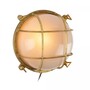 Casa Padrino Jugendstil Schiffslampe 28 x 16 x H. 28 cm - Bronze - Nostalgische Wetterfeste Au�enleuchte