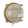 Casa Padrino Jugendstil Schiffslampe 28 x 16 x H. 28 cm - Bronze - Nostalgische Wetterfeste Au�enleuchte