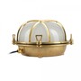 Casa Padrino Jugendstil Schiffslampe 28 x 16 x H. 28 cm - Bronze - Nostalgische Wetterfeste Au�enleuchte
