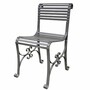 Casa Padrino Jugendstil Schmiedeeisen Garten Stuhl Grau - Garten & Terrassen M�bel