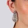 Casa Padrino K�nigin-Ohrringe Stecker M aus Sterlingsilber