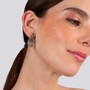 Casa Padrino K�nigin-Ohrringe Stecker S aus Sterlingsilber
