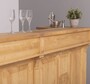 Casa Padrino Landhausstil Bar Theke Naturfarben 240 cm - Landhausstil Barm�bel