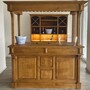 Casa Padrino Landhausstil Bar Theke Braun 180 x H. 210 cm - Bar M�bel