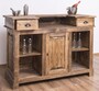 Casa Padrino Landhausstil Bar Theke Braun / Naturfarben 160 cm - Bar M�bel