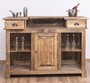 Casa Padrino Landhausstil Bar Theke Braun / Naturfarben 160 cm - Bar M�bel
