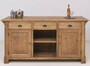 Casa Padrino Landhausstil Bar Theke Hellbraun 191 x 68 x H. 95 cm - Massivholz Thekentisch - Bartisch - Massivholz Bar M�bel im Landhausstil