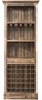 Casa Padrino Landhausstil Weinschrank Braun 78 x 41 x H. 210 cm - Massivholz Barschrank - Barm�bel im Landhausstil