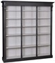 Casa Padrino Landhausstil B�cherschrank Antik Schwarz / Hellgrau 180 x 39 x H. 197 cm - Massivholz Schrank - Regalschrank - Wohnzimmerschrank - Landhausstil M�bel 