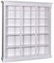 Casa Padrino Landhausstil B�cherschrank Wei� 180 x 39 x H. 197 cm - Massivholz Schrank - Regalschrank - Wohnzimmerschrank - Landhausstil M�bel 